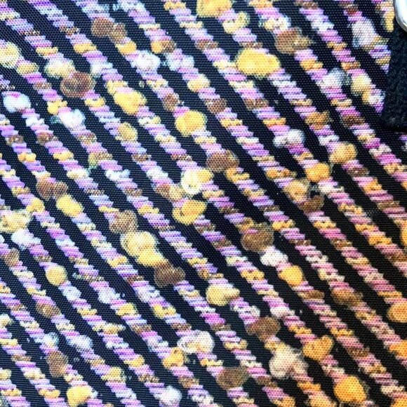 Kipling Cadie satchel Pink Wave pattern like new shoulder crossbody bag - Picture 5 of 5